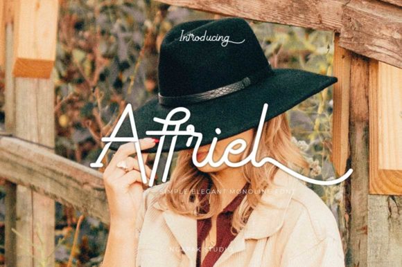 Affriel: A Vintage Script Font That Feels Like It Belongs