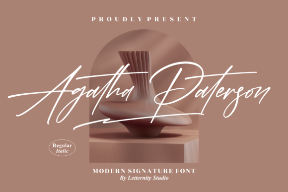 Agatha Paterson: A Graceful Script Font for Real Business Branding