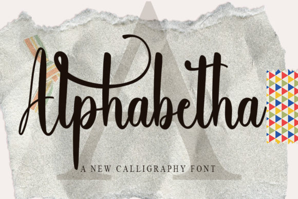 Alphabetha: A Handwritten Font That Elevates Marketing Visuals
