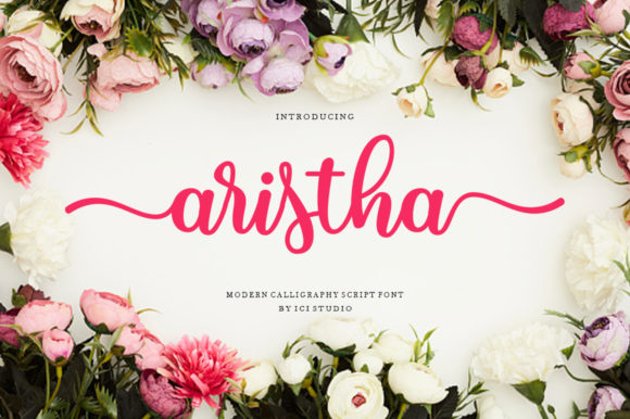 Aristha: A Luxurious Script Font for Editorial Design