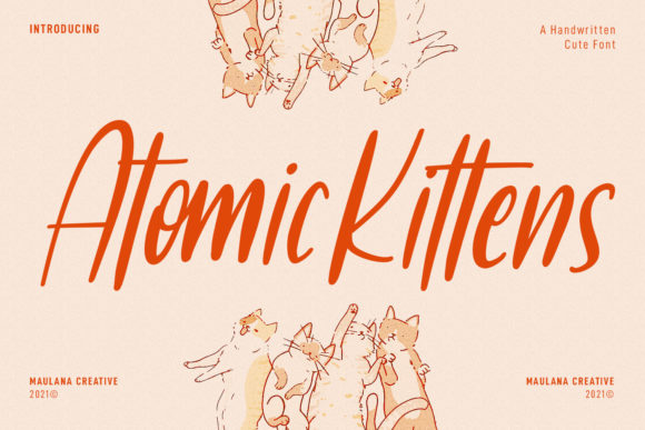 Atomic Kittens: A Script Font for Bold Branding