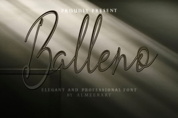 Balleno: A Handwritten Font for Modern Web Design