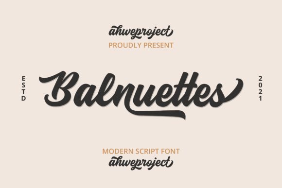 Balnuettes: A Delicate Script Font for Campaign Headlines That Land