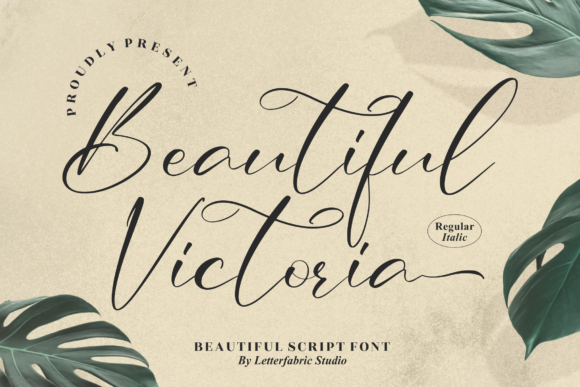 Beautiful Victoria: A Playful Script Font for Campaign Headlines