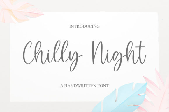 Chilly Night Font for Web Design Projects