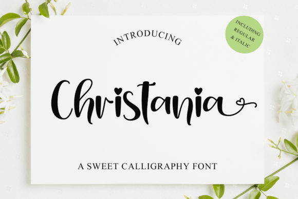 Christania: A Sweet Handwritten Font for Scroll-Stopping Campaigns