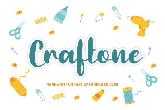Craftone: A Playful Script Font for Digital Branding