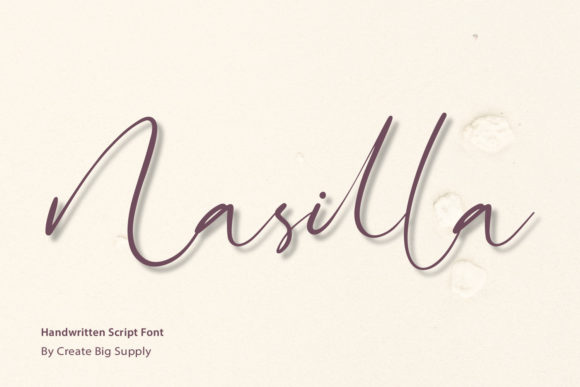 Elevate Your Design with the Nasilla Script Font