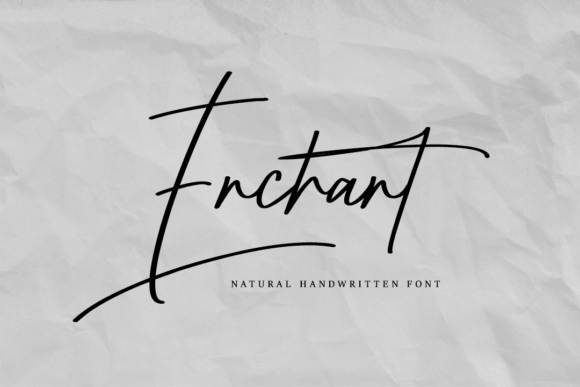 Enchant: A Script Font for Projects That Demand Elegance