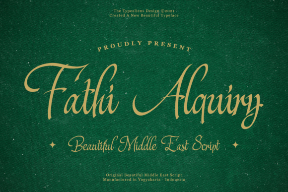 Fathi Alquiry: A Timeless Font for Polished Branding