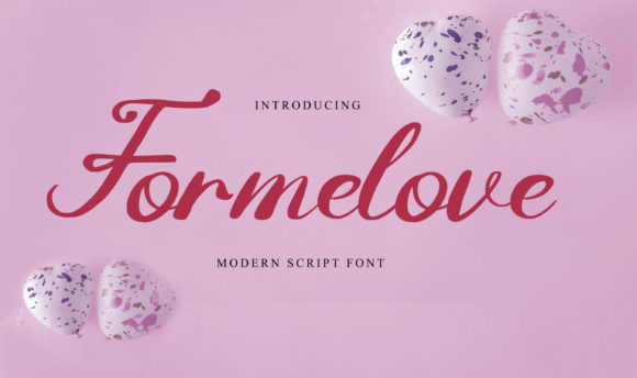 Formelove: A Refined Script Font for Digital Branding