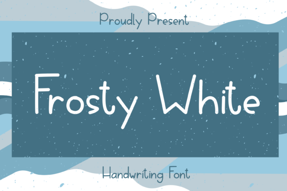 Frosty White: A Chic Script Font for Handmade Labels & Printables