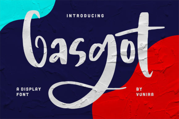 Gasgot: A Bold Handwritten Font for Editorial Design