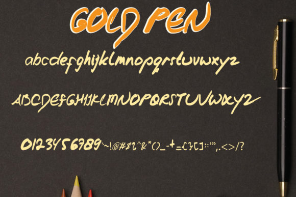 Gold Pen: A Sweet, Friendly Handwritten Font for Real Branding