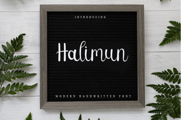 Hallimun: A Timeless Handwritten Font for Authentic Branding