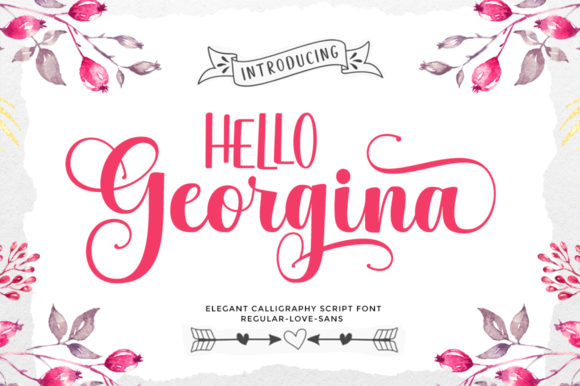 Hello Georgina Font for Bold Visual Storytelling