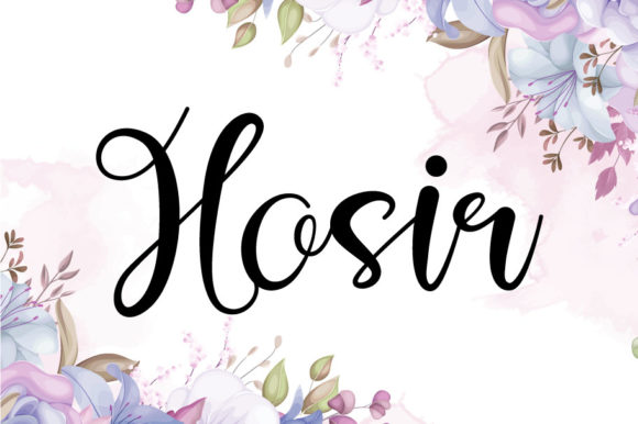 Hosir Script Font for Small Business Branding