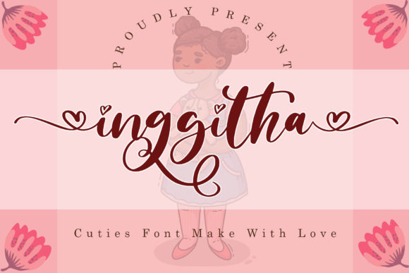 Inggitha: A Versatile Script Font for Campaign Creativity