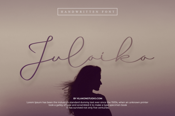 Julaika: A Handwritten Font That Elevates Digital Branding