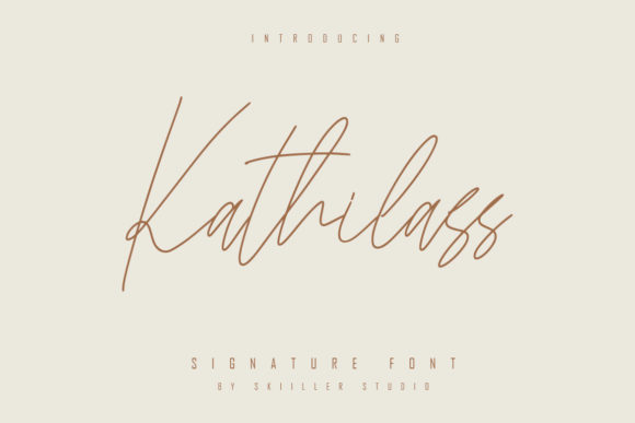 Kathilass: The Script Font That Elevates Your Campaigns