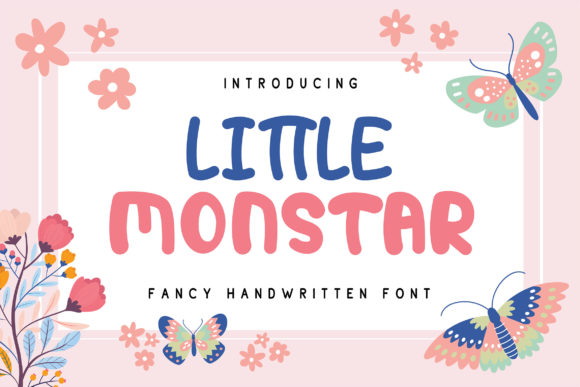 Little Monstar: A Playful Handwritten Font for Branding Projects