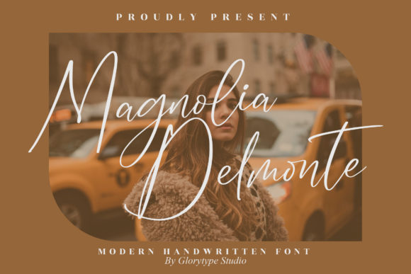 Magnolia Delmonte Script Font for Web Design