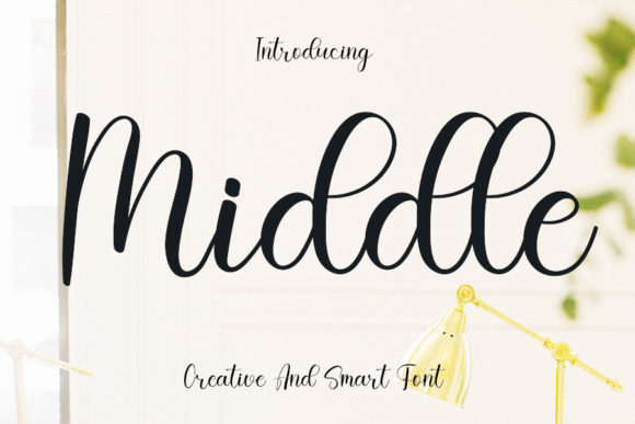 Middle: A Balanced Handwritten Font for Digital Design