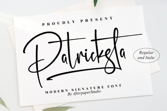 Patricksta: A Refined Script Font for Thoughtful Editorial Design