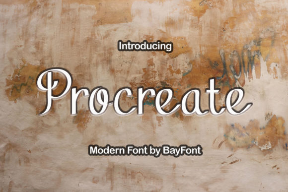 Procreate Font for Campaign Creativity