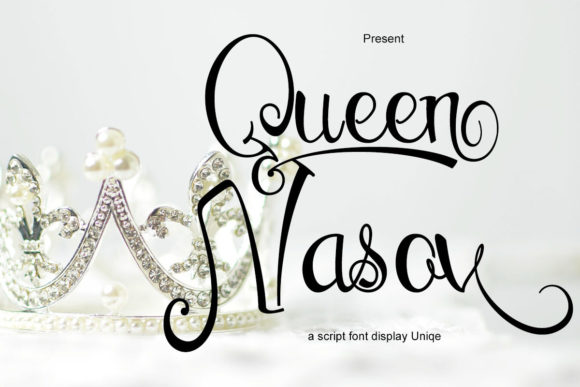 Queen Nasov Script Font for Handmade Creations