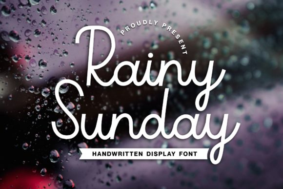 Rainy Sunday: A Thoughtful Script Font for Brand Moments