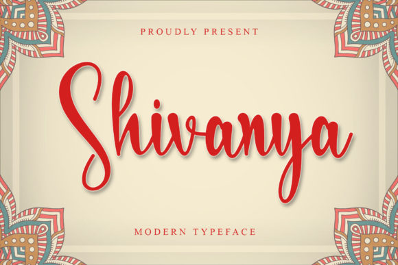 Shivanya: A Refined Script Font for Editorial Design