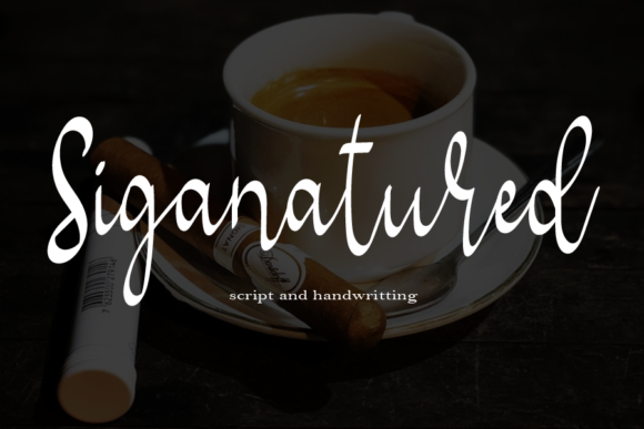 Signatured: A Refined Script Font for Real Branding Projects