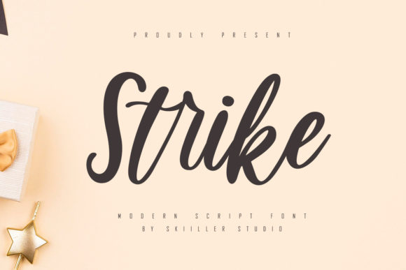Strike: A Refined Script Font for Digital Branding
