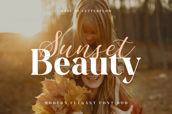 Sunset Beauty Font Review for Branding Projects