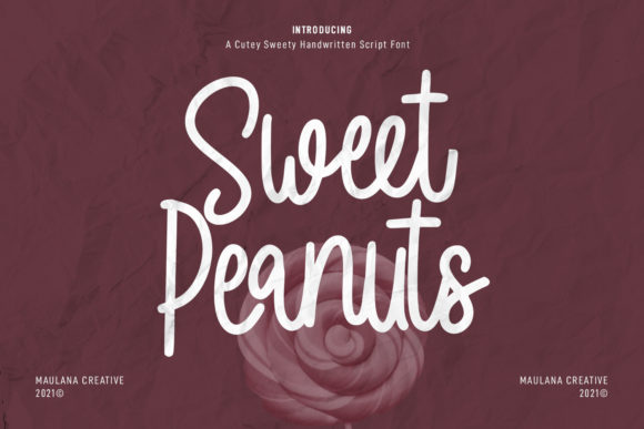 Sweet Peanuts Font for Elegant Editorial Design