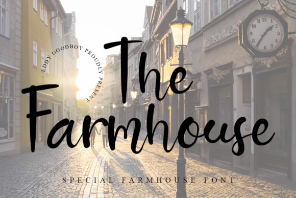 The Farmhouse Script Font for Editorial Design