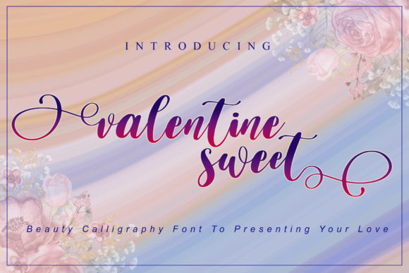 Valentine Sweet Font for Web Design