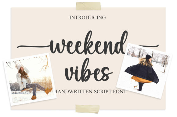 Weekend Vibes Font for Creative Branding Projects