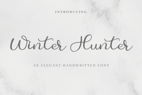 Winter Hunter: A Handwritten Font That Breathes Quiet Confidence